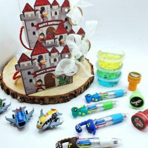 Zamki pudełeczka z zabawkami dla chłopców