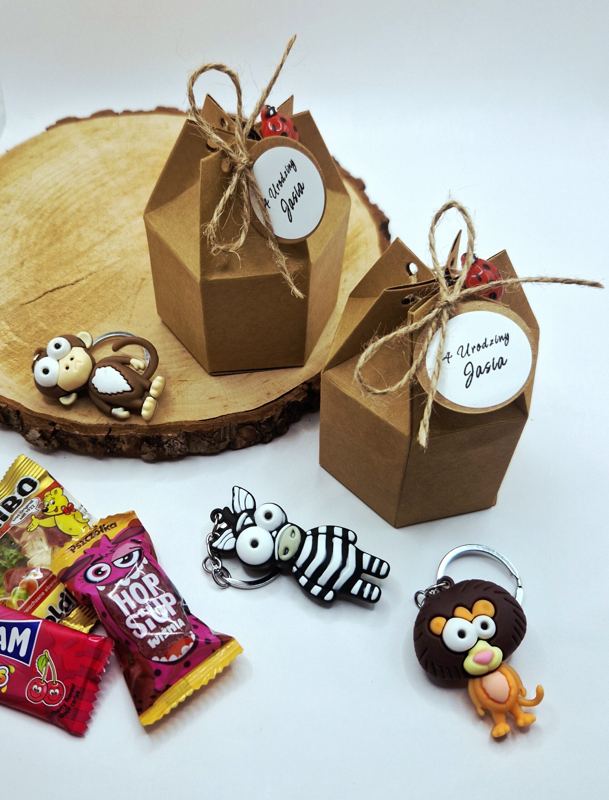 Kraftowe pudełeczka & breloki zwierzątka - obrazek 2
